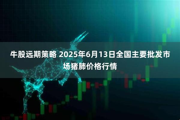 牛股远期策略 2025年6月13日全国主要批发市场猪肺价格行情