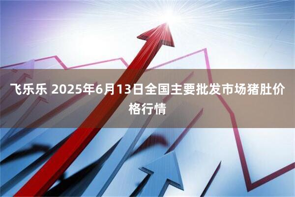 飞乐乐 2025年6月13日全国主要批发市场猪肚价格行情