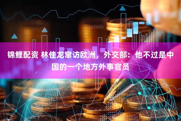 锦鲤配资 林佳龙窜访欧洲，外交部：他不过是中国的一个地方外事官员